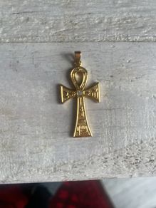Reduced Vintage Key of Life Esoteric Ankh with Symbols