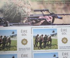 Ireland 2013.60c x 16.Irish Defence Forces.Complete Four Pane Stamp Booklet.MNH.