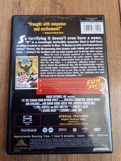 IT! The Terror from Beyond Space - Rare DVD