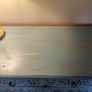 Turquoise blue ornate carved dresser Image 4