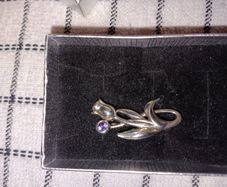 Silver brooche