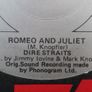 Dire Straits 7" Vintage  Cut Vinyl Record 1980 Romeo And Juliet ( Unique And Rare Very Collectable 7" Record). Image 2