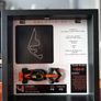 Handmade Formula 1 display frames made with a 1:43 scale F1 car model and the track layout Image 2