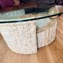 2 x Stone coffee tables Image 2