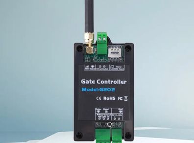 GSM Gate Opener GSM Gate and door open Opener  Controller GSM Door Opener Relay Switch Free Call Mobile Phone Remote for Garage Doors Shutters etc 5 euro extra for wire Plastic Exit Button