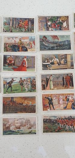 Vintage Cigarette Cards Historic Events by WD and HO WILLS