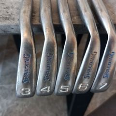 Spalding golf irons. Right handed clubs