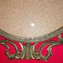 Vintage Italian Brass Frame (Bubble Glass) Image 3