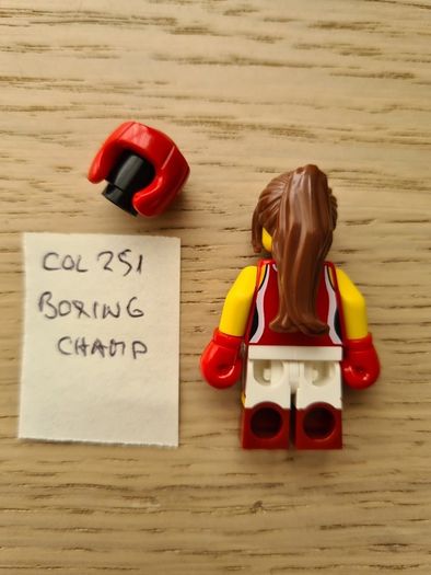 lego col251 boxing champ collectible series 16