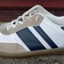 White & Blue Flat Runners (used). Image 2