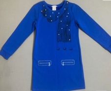 Little Marc Jacobs Long Sleeve Dress With Scarf & Pockets Print Logos - Size - 8 Years