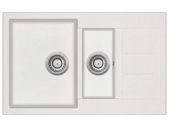 Granite Kitchen Sink Double Basins White