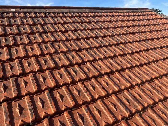 Clay roof tiles