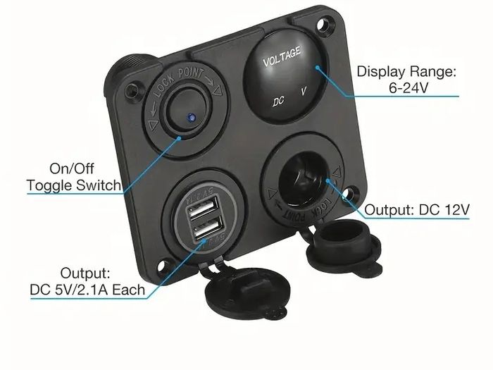 12volt control panel for camper