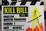 Kill Bill volume 1 display scene clap board