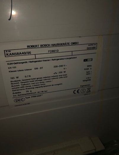 Bosch Side-by-Side Fridge Freezer