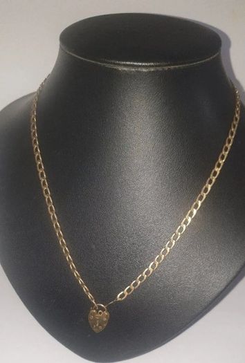 Pristine Vintage 9ct Gold UNIDOR Jailers Chain 20"