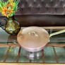 Vintage Chefs Castle Brand Ireland Lidded Copper Sautee Pan Solid Brass Handle Image 2
