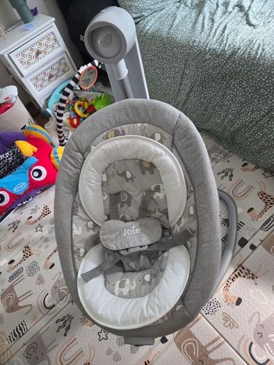 joie serina swivel baby swing in elephant duo
