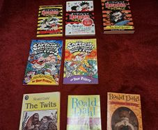Books bundle Dennis the Menace Captain Underpants Roald Dhal