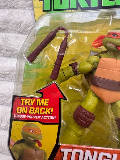 Teenage Mutant Ninja Turtles Tongue Poppin Mikey Action Figure Please see photos