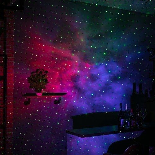 Bluetooth speaker with LED Projection Lamp Galaxy Star Projector Night Light Lamp Ocean Starry Nebula/ Laser Star/ Moon Projection, USB Charging, for Wedding, Party, Kids Room, Birthday