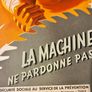 Original 1949 French Industrial Safety Poster Image 3