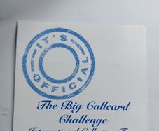 Callcard Mint in Folder