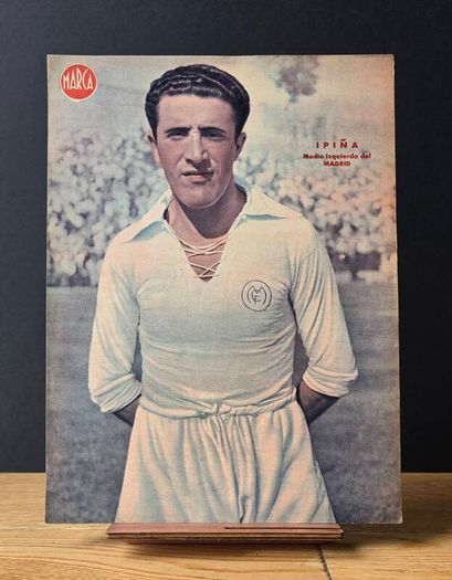 12 Original Real Madrid MARCA Player Posters  1945 Vintage Football