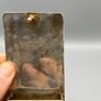 Vintage Alpaca Mexico Belt Buckle - Abalone Inlay, Scrollwork Design (Minor Damage) Image 7