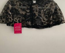 Lace collar vintage inspired shoulder cover size 12 girls on film