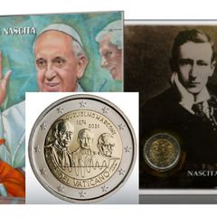 Vatican 2 Euro Special Uncirculated Coin 2024 - 150th anniversary of the birth of Guglielmo Marconi