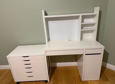 Study table and chest of drawers