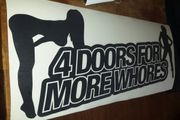 4 doors for more whores