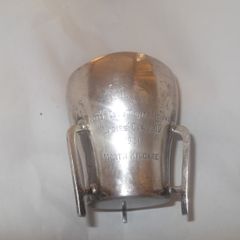 a small  solid silver loving  cup