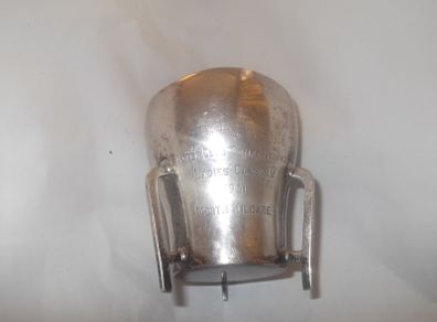 a small  solid silver loving  cup