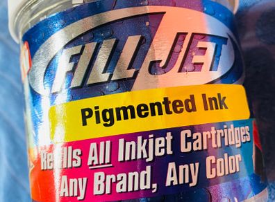 Filljet Color & Black Kit In Canister. Printer ink refill