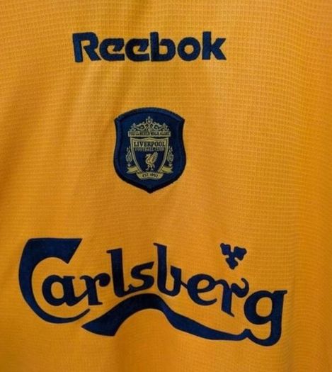 Authentic Liverpool 2000/01 away Reebol jersey shirt large mens