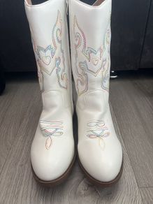 White Cowboy boots
