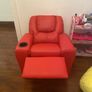 red kids reclining chair Image 2