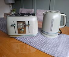 Sage Green Kenwood Kettle and Toaster