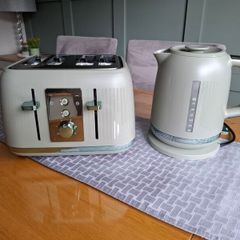 Sage Green Kenwood Kettle and Toaster