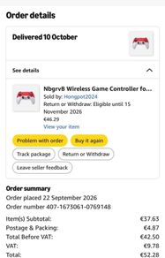Wireless controller for ps5 / pc / android or steam deck