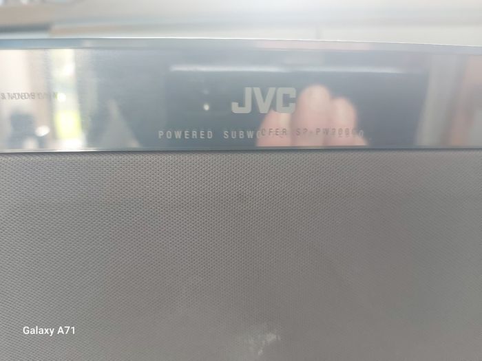 JVC VS-DT2000R Compact Component Music System, Radio, CD, Powered Subwoofer SP-PW2 and 2 Direct Drive Stick speakers