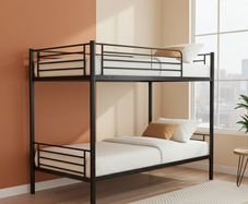 Black single Metal Bunk Bed FREE DELIVERY