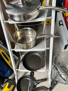 pans and saucepan
