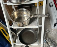 pans and saucepan