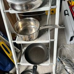 pans and saucepan
