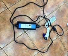 3 pin to type 1 granny charger, genuine Mitsubishi charger
