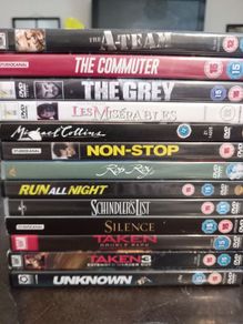 Liam Neeson Dvd Collection Bundle Michael Collins, Taken, Schindler's List, Etc.